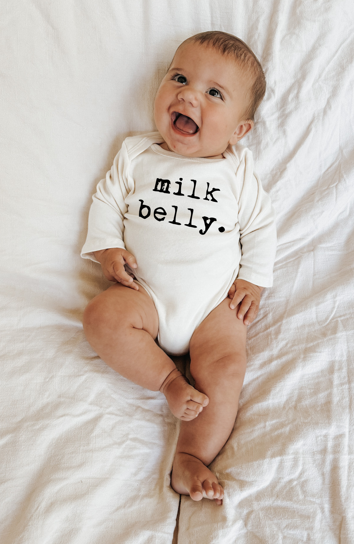 Milk Belly Organic Bodysuit Long Sleeve