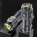 2-Pack: USB Rechargeable Mini LED Tactical Flashlight