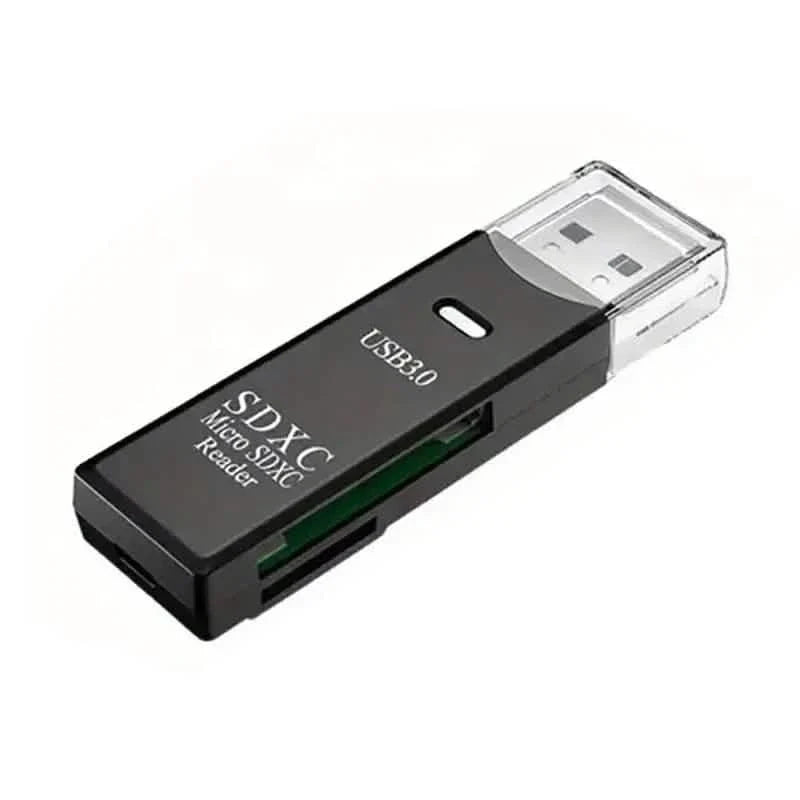 2-in-1 Multi Card Reader USB 3.0 Micro SD TF Card Memory Flash Drive Adapter