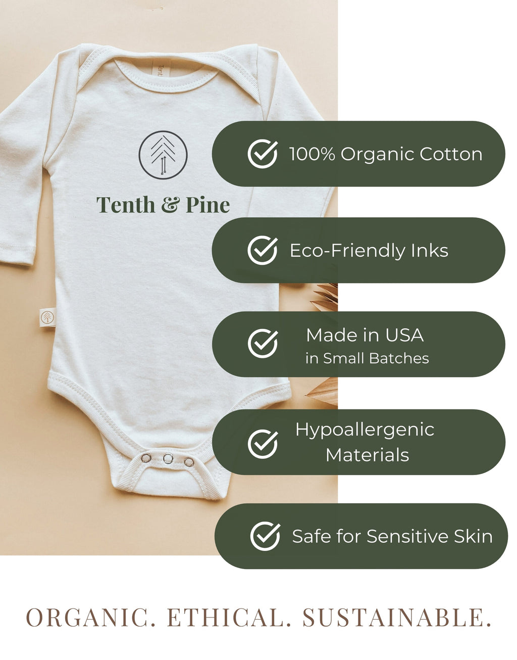 Milk Belly Organic Baby Bodysuit