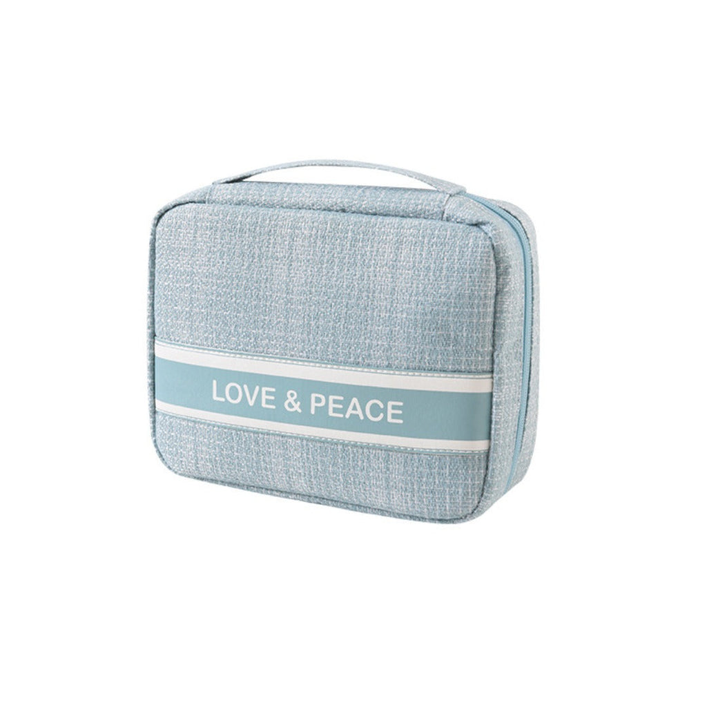 Makeup bags, smallSquare small travel storage bag, portable cosmetic bag,