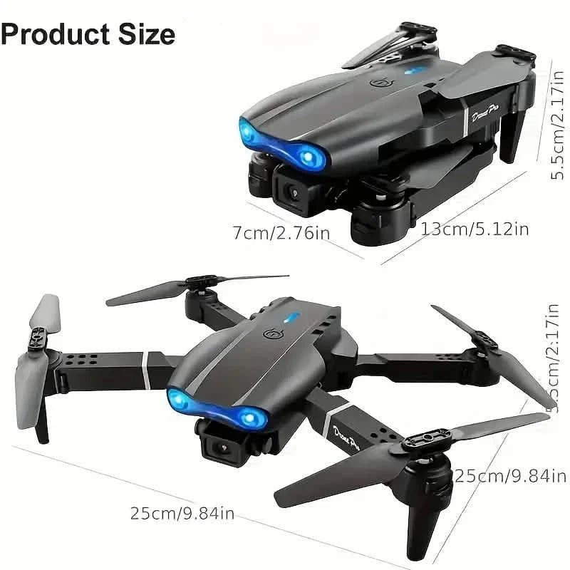 Drone HD Dual Camera, WiFi FPV Foldable RC Quadcopter