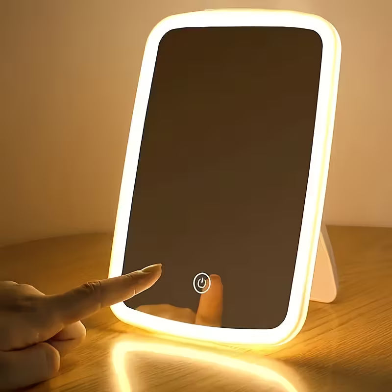Makeup Mirror with Lights – USB Rechargeable
