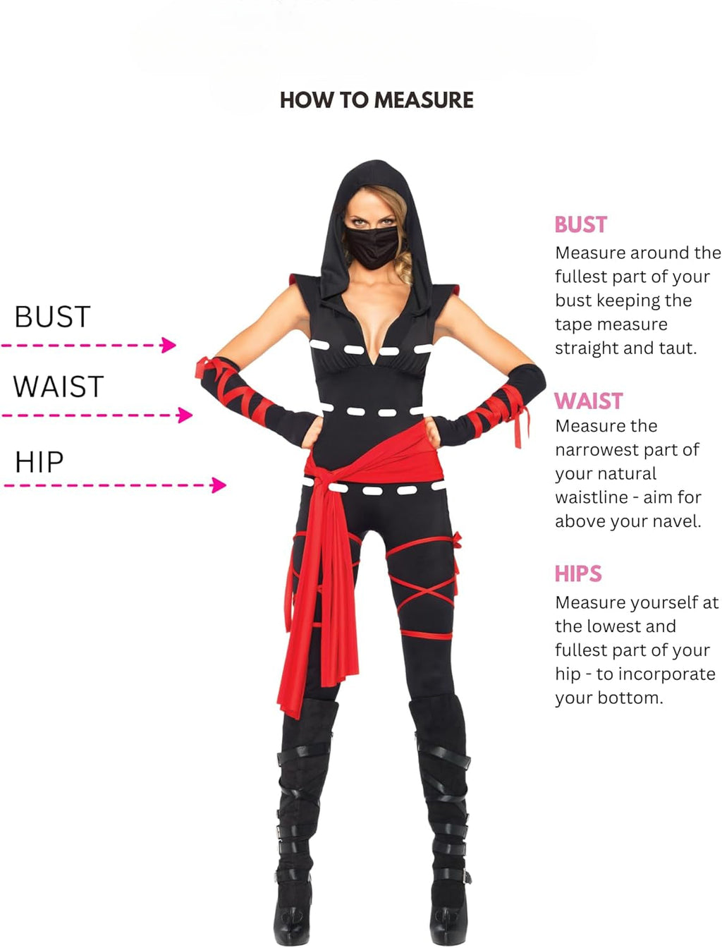 Women's 4 Pc Deadly Ninja Costume Halloween deadpool