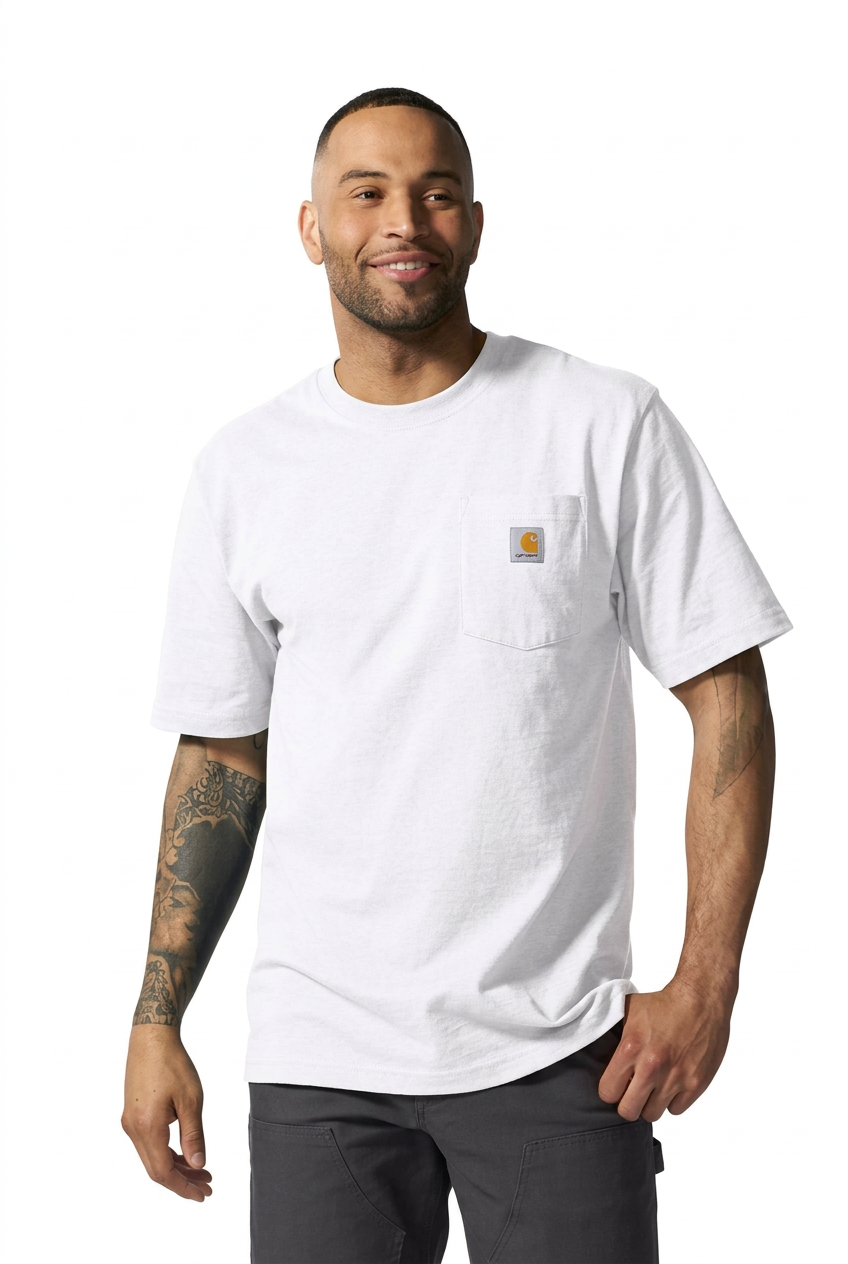 Men's Carhartt Loose Fit Heavyweight Short-Sleeve Pocket T-Shirt - K87-M