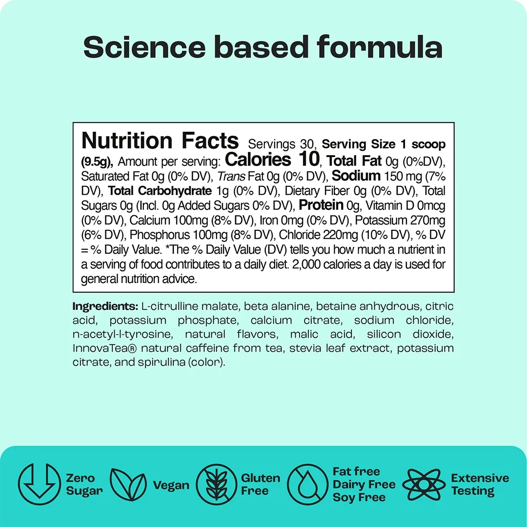 Pre-Workout Powder with Electrolytes