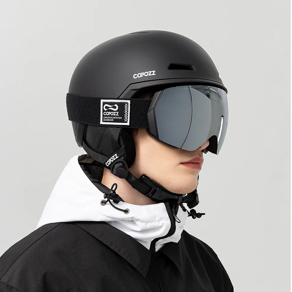 Half Covered Ski Helmet