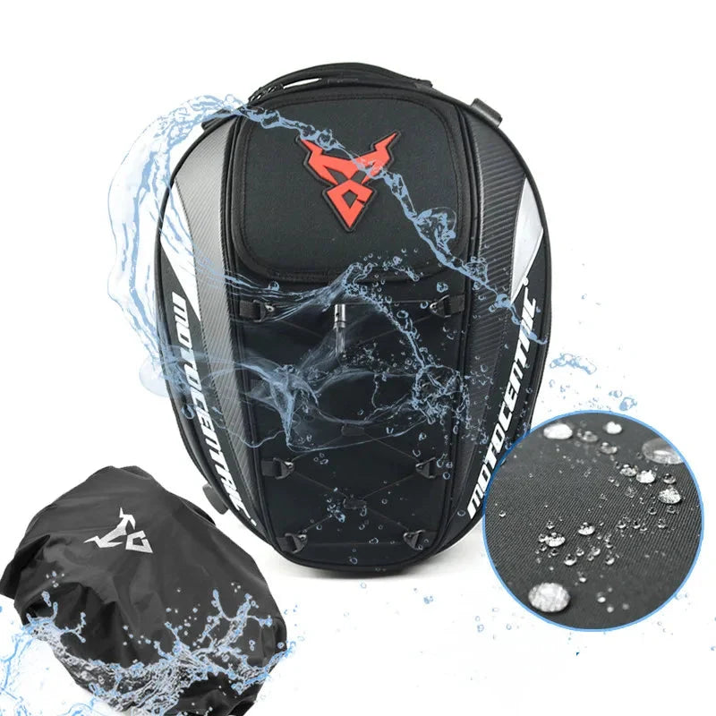Conquer Any Ride Multifunction Motorcycle Rear Seat Bag with High Capacity