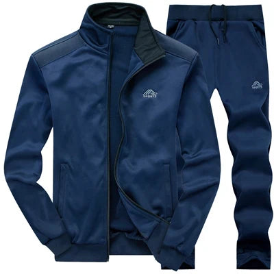 for Spring Autumn Men's 2 Piece Set