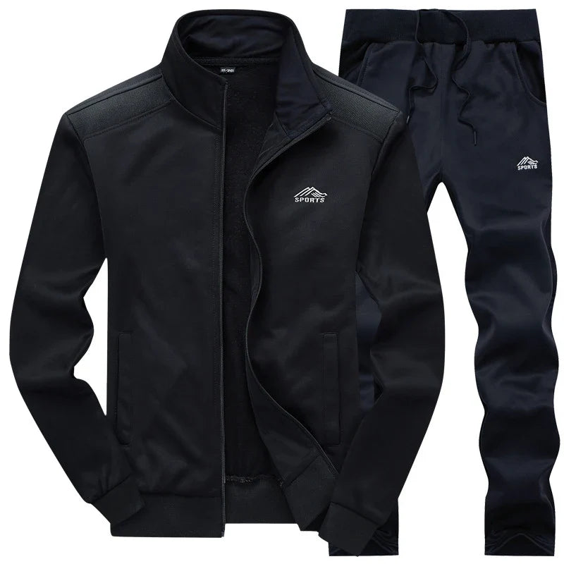 for Spring Autumn Men's 2 Piece Set
