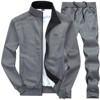 for Spring Autumn Men's 2 Piece Set