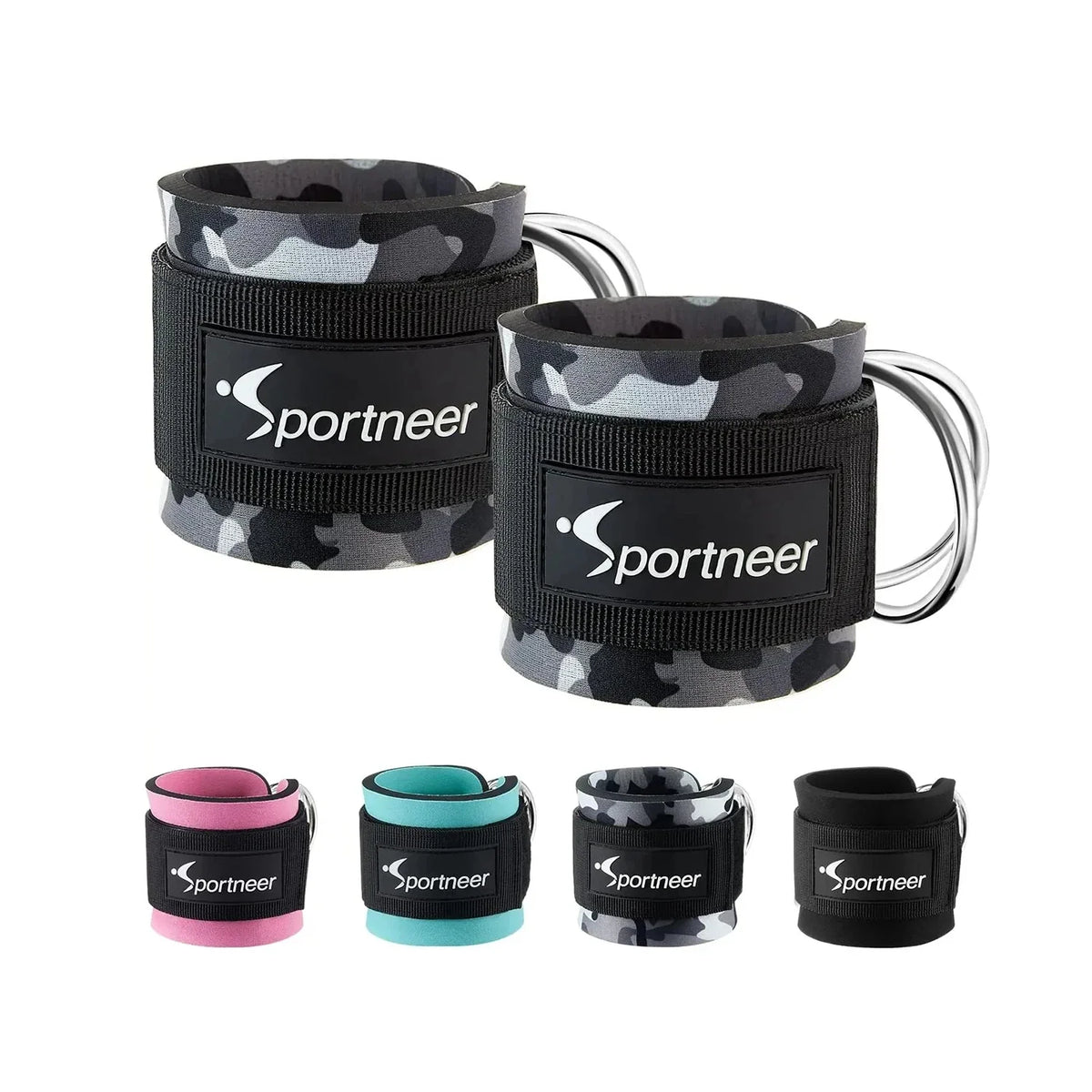 Adjustable Ankle Straps for Leg Glute & Core Workouts