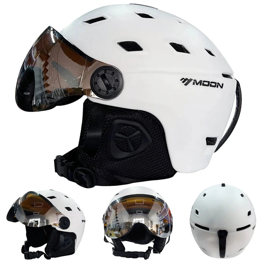 Integrated Protection Ski Helmet with EPS Liner