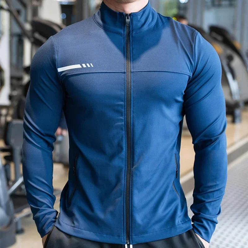 Men's Zipped Sport Jacket | Gym, Running & Outdoor Training
