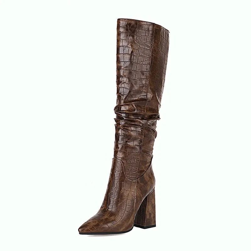 The Winter Boot: Knee High Cowboy Boots