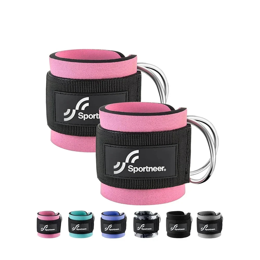 Adjustable Ankle Straps for Leg Glute & Core Workouts