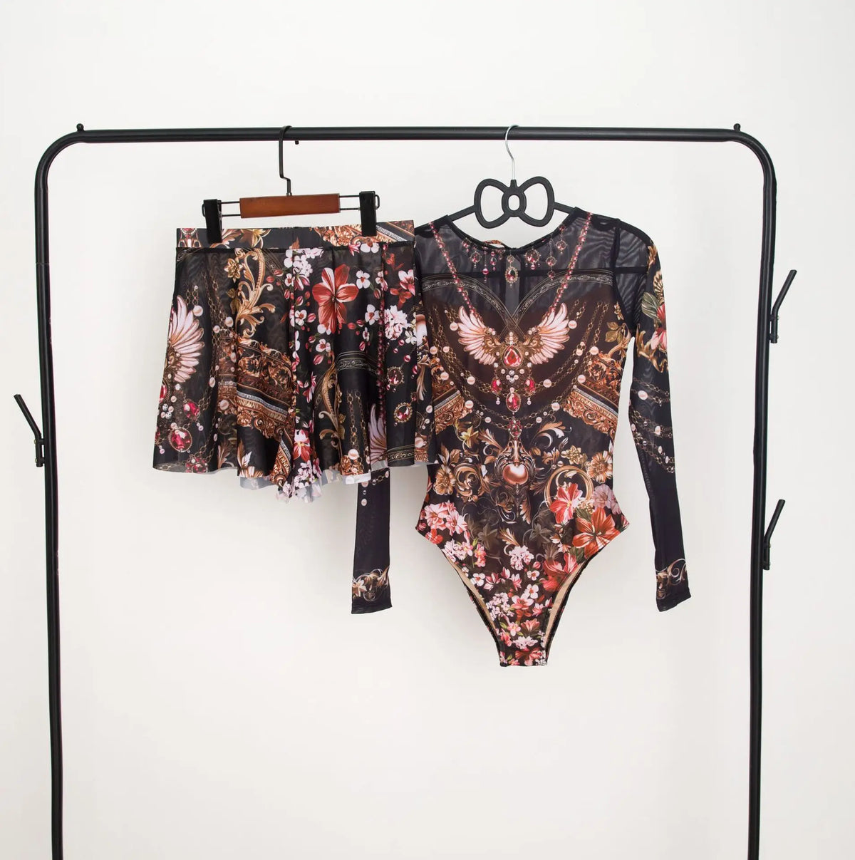 Print Long Sleeve Swimsuit 2026 Sexy Women Swimwear Female Push Up Bikini Surfing Suit Zipper Sport Swimming Bodysuit Beachwear