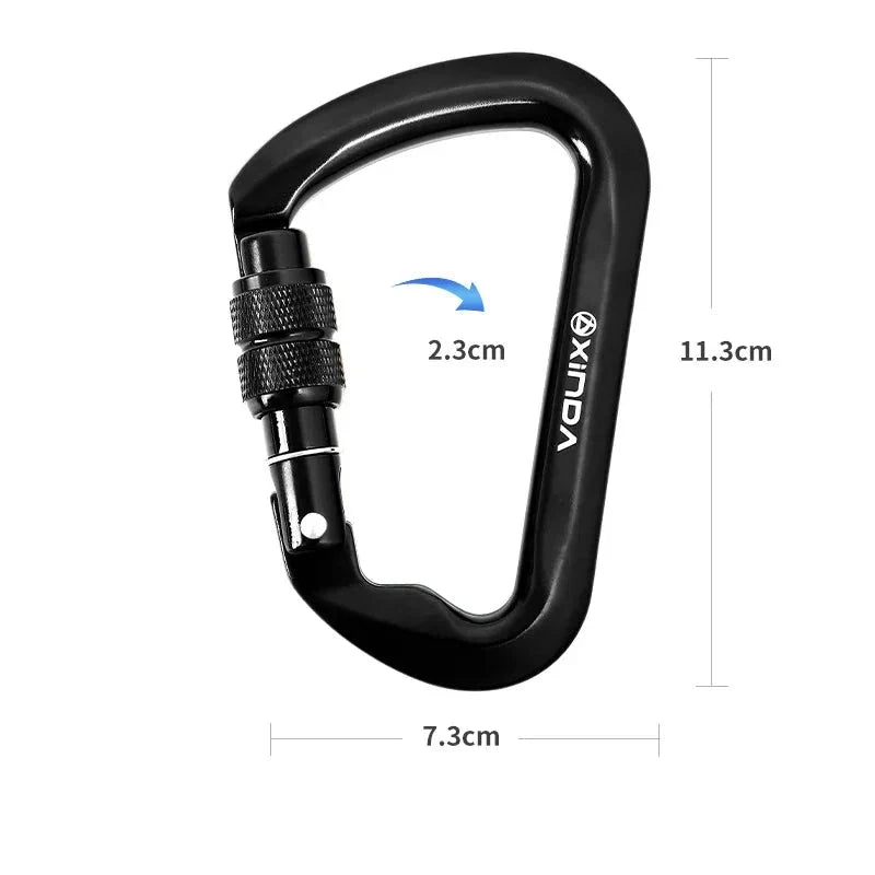 High-Strength Aluminum Carabiner: for Outdoor Enthusiasts