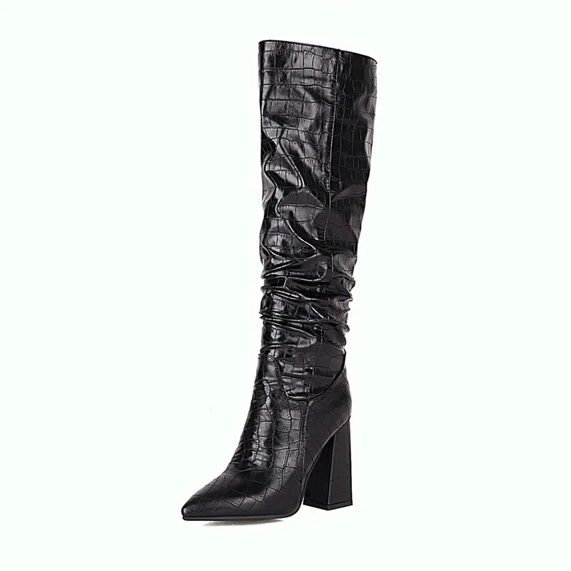 The Winter Boot: Knee High Cowboy Boots