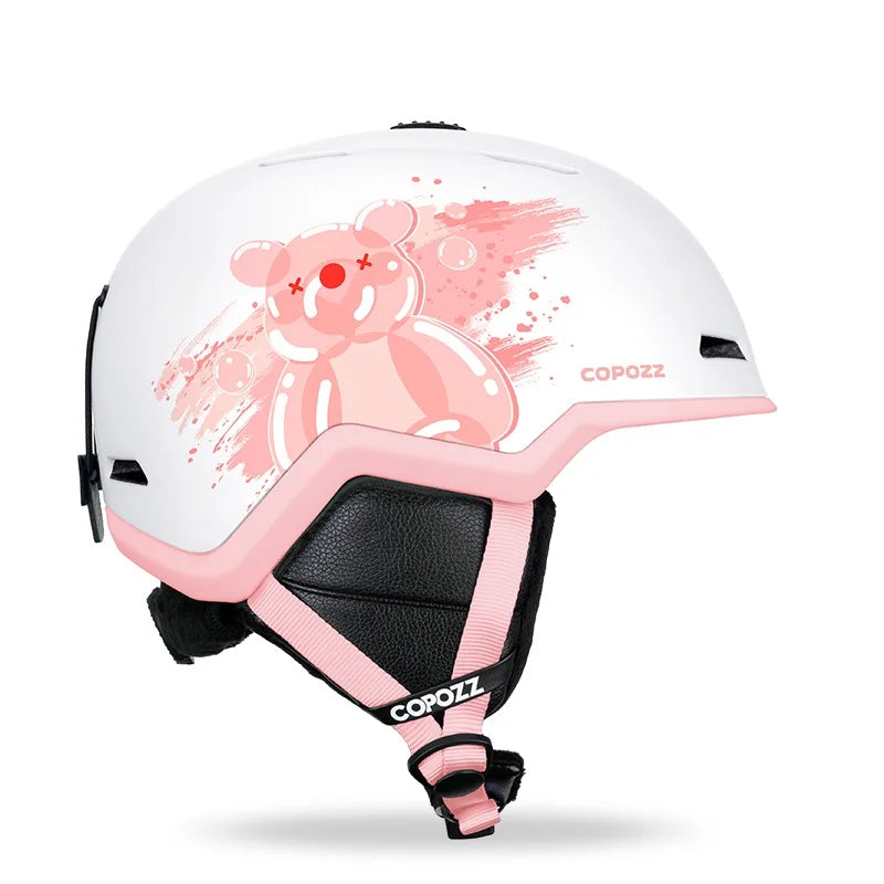 Half Covered Ski Helmet