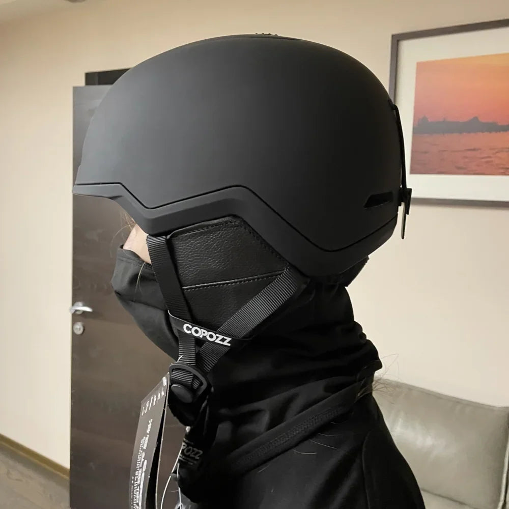 Half Covered Ski Helmet