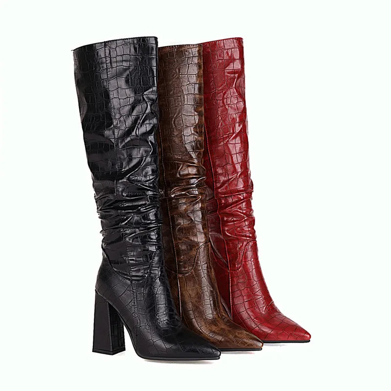 The Winter Boot: Knee High Cowboy Boots
