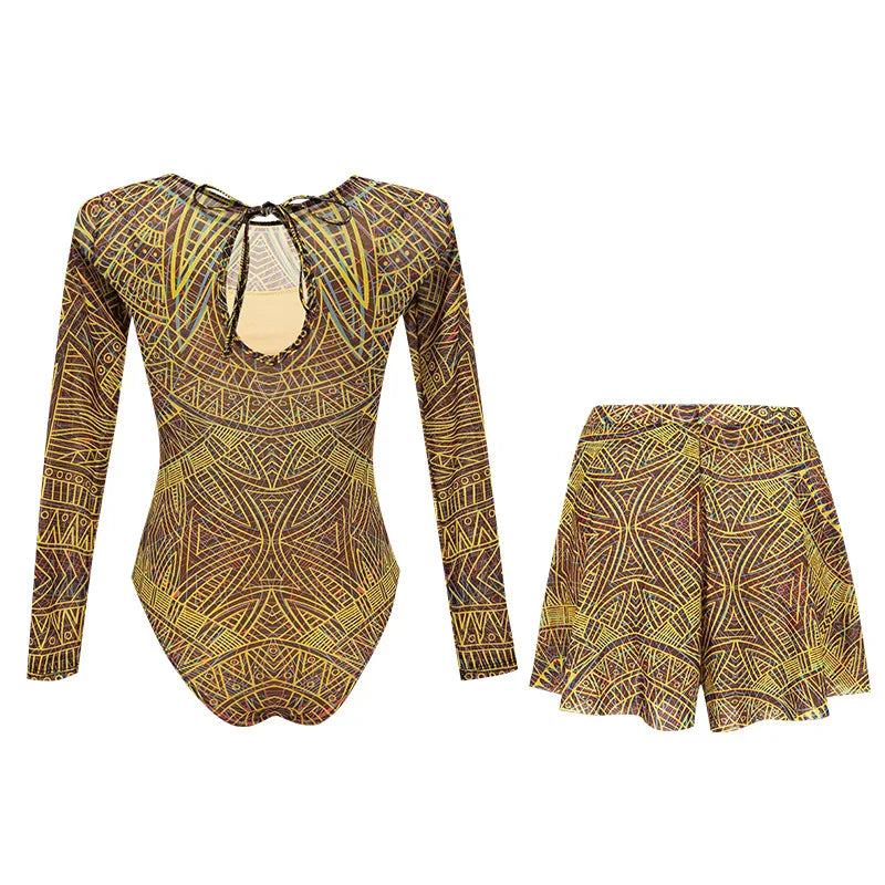 Long Sleeve Swimsuit Women Swimwear 2026 Sexy Bikinis Female Biquini Patchwork Swim Suits Print Surf Bodysuit Beachwear