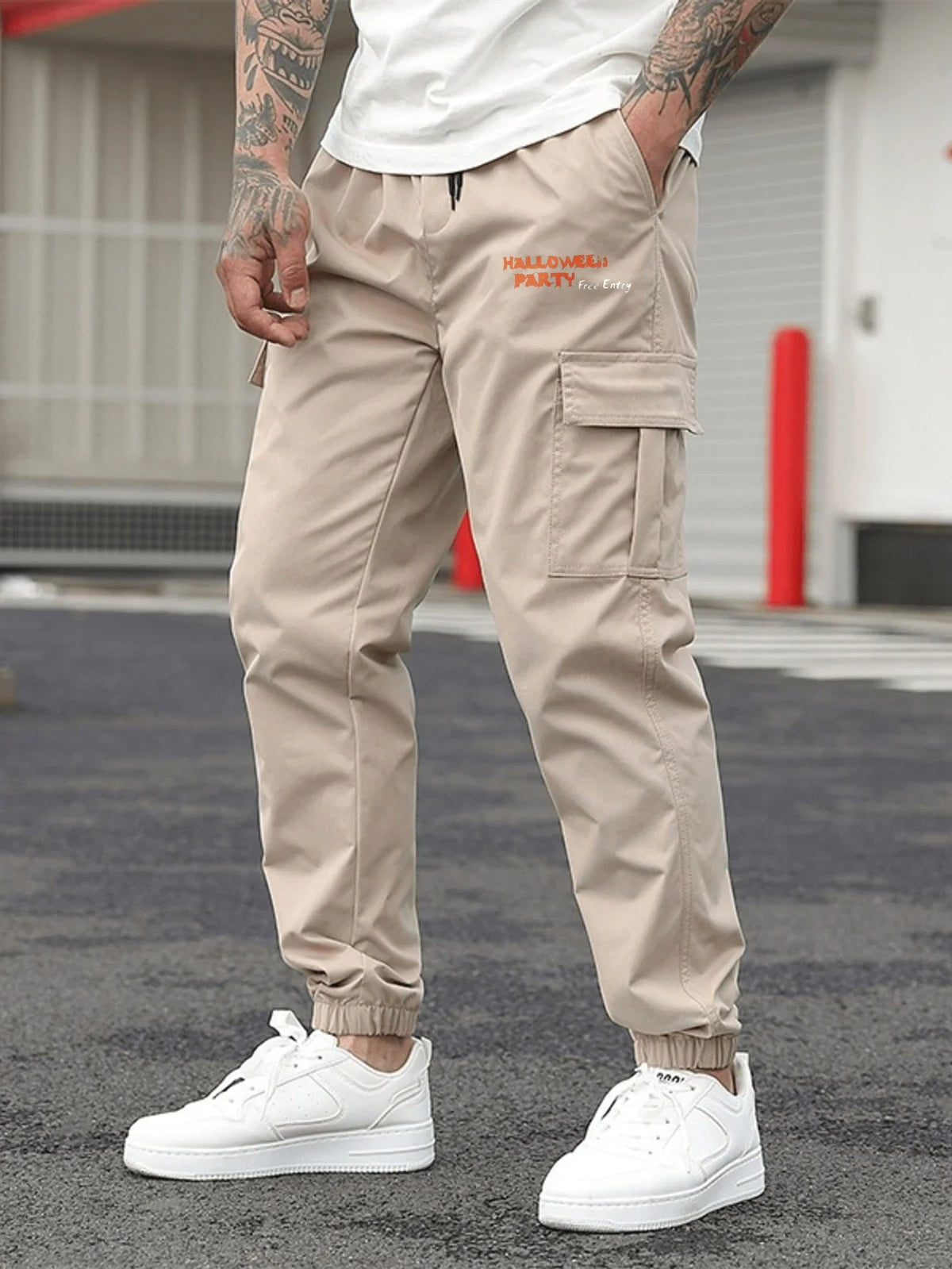 Casual Lightweight Cargo Pants Multi-Pocket Outdoor Fit