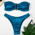 Sexy U Shaped Bandeau Bikinis Sets Mujer Strapless Swimwear Women Gold Swimsuit Bathing Suit Biquinis Brazilian Bikini Swim 2026