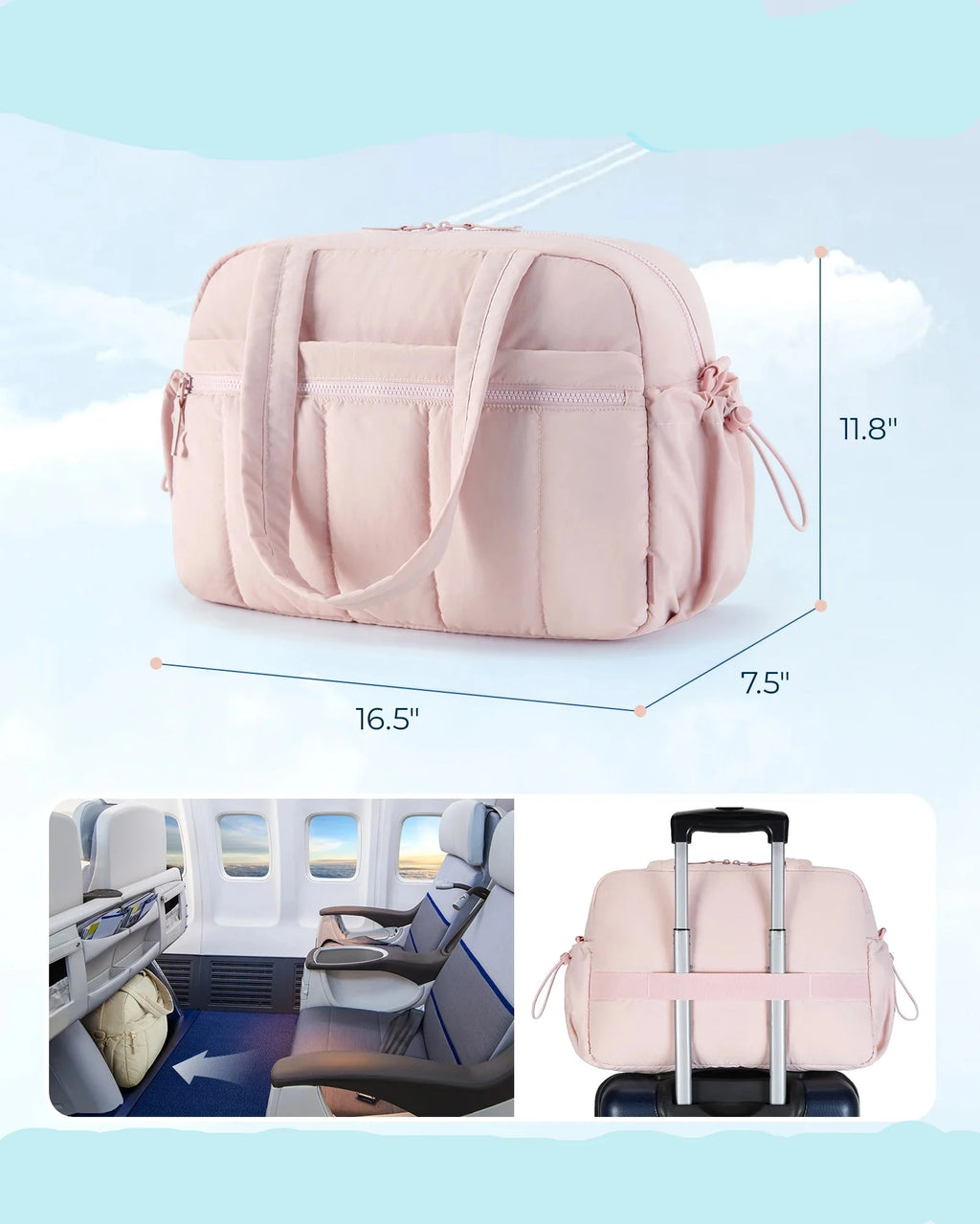 Durable Travel Duffel: Waterproof, for Weekends