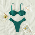 Black Thong Micro Bikini Push Up 2026 Sexy Swimsuit Women Underwired Solid Ladies Swimwear Bikinis Sets Swimming Suit Wear Women