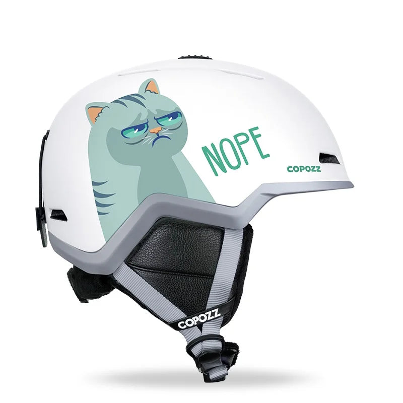Half Covered Ski Helmet