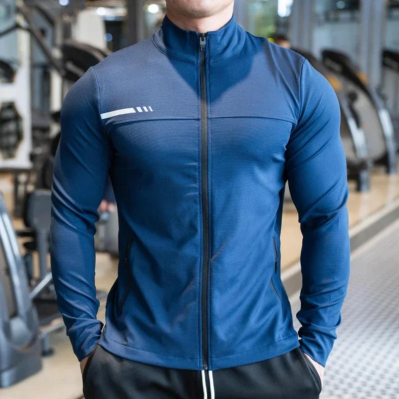 Men's Zipped Sport Jacket | Gym, Running & Outdoor Training