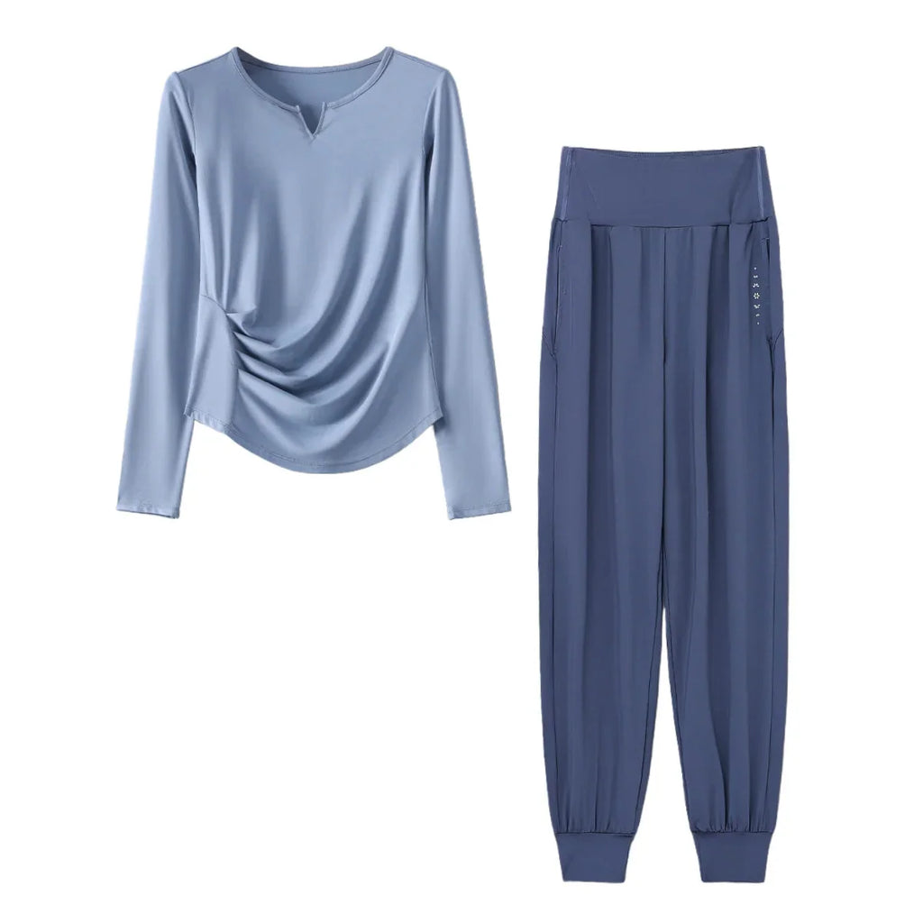 Women’s 2-Piece Autumn Yoga & Quick-Dry Running Sportswear Set