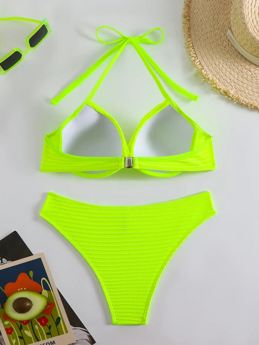 Sexy Push Up Bikini 2025 Women Swimsuit Two Piece Swimwear Female Thong Bikinis Set White Swim Bathing Suits Brazilian Biquini