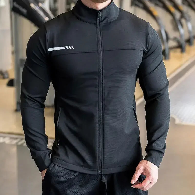 Men's Zipped Sport Jacket | Gym, Running & Outdoor Training