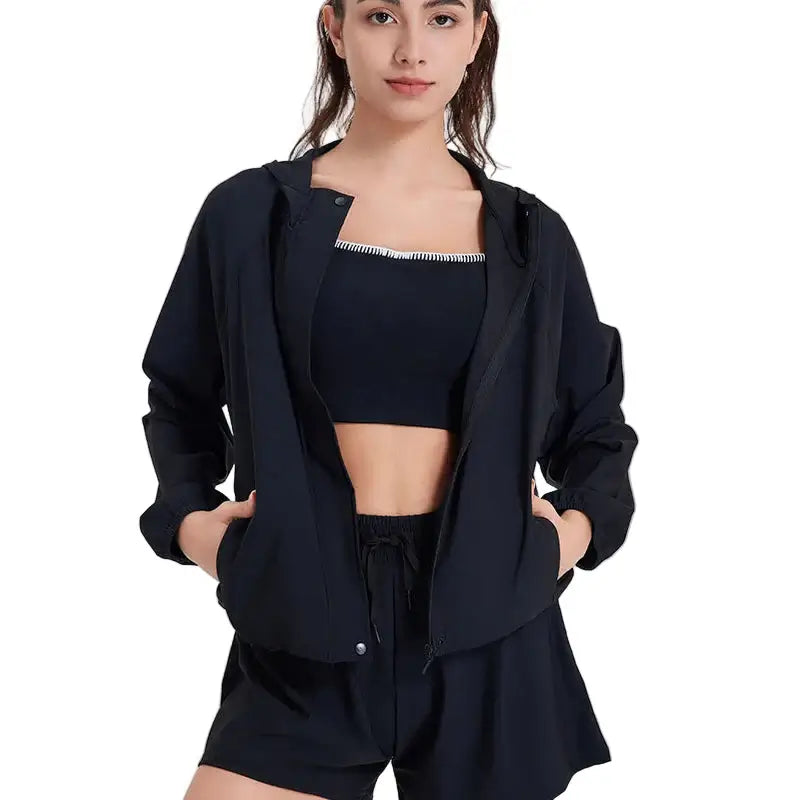 Women's Anti-UV Running Jacket - UPF50+ Quick-Dry Hoodie