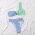Sexy Seashell High Waisted Bikini 2026 Women Swimsuit Two Pieces Swimwear Female Bikinis Set Neon Green Bathing Suits Biquini