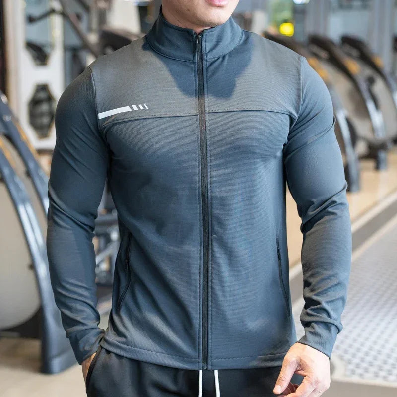 Men's Zipped Sport Jacket | Gym, Running & Outdoor Training