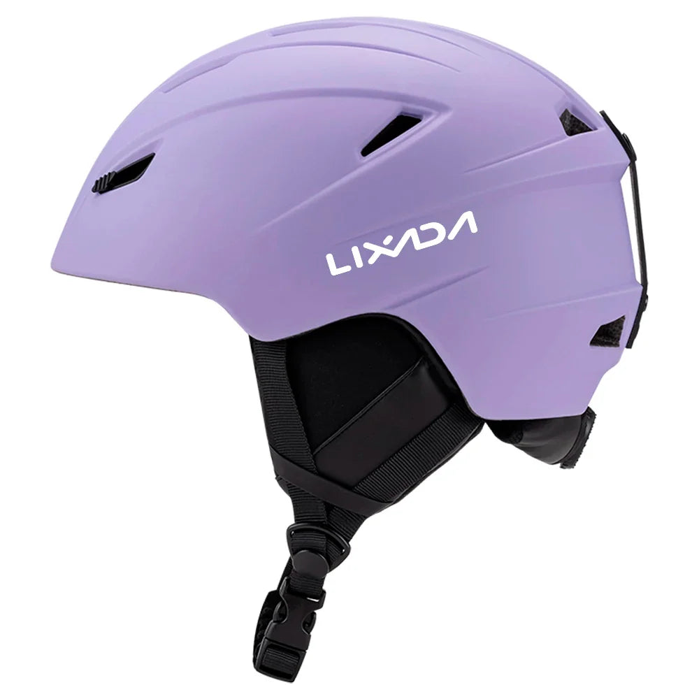 Lightweight Ski & Snowboard Helmet: Warm & Adjustable