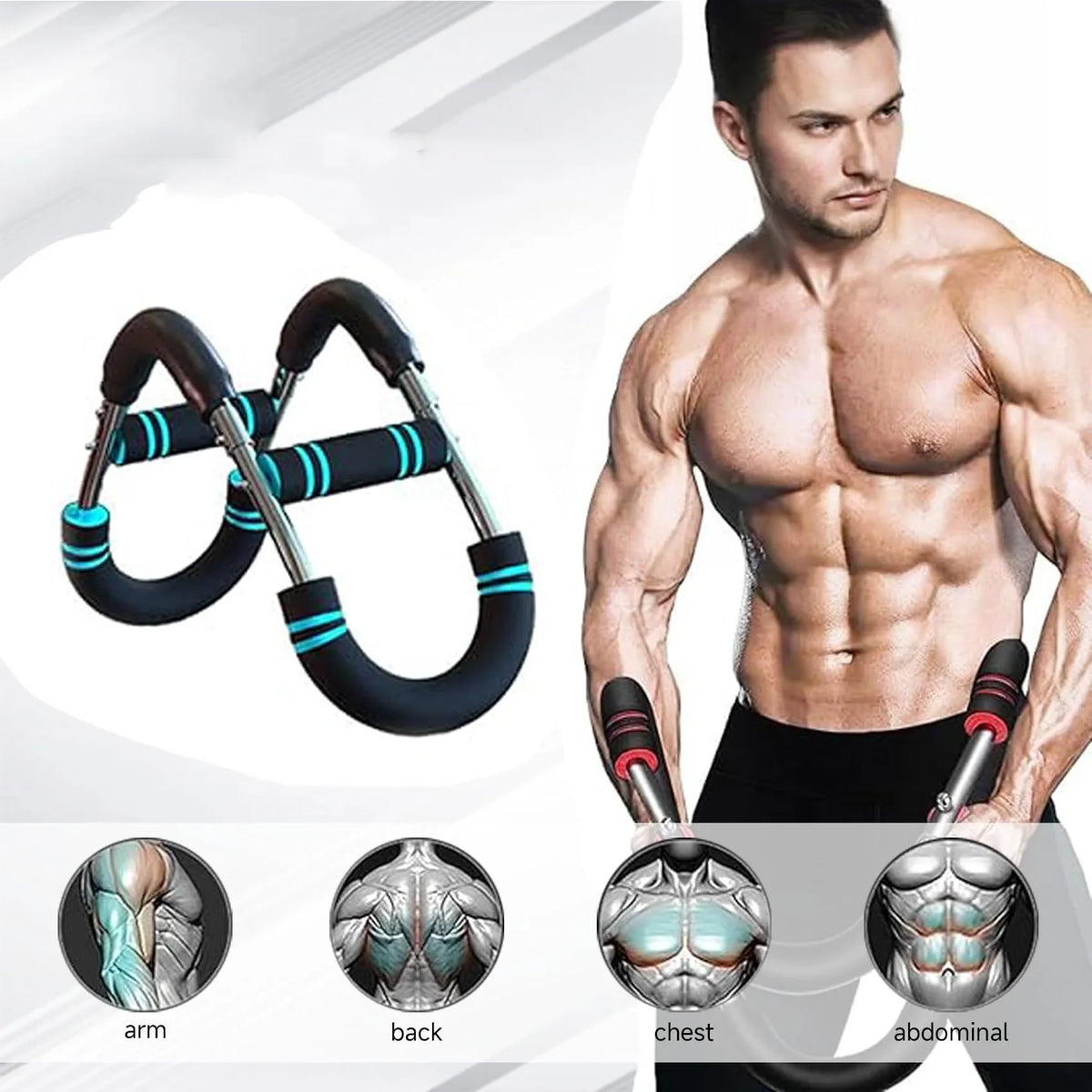 Adjustable Chest Expander & Upper Body Workout Equipment