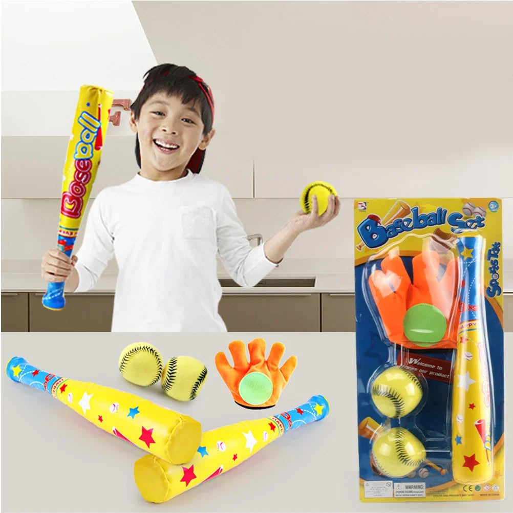 4 Piece Kids Baseball Kit for Backyard Fun