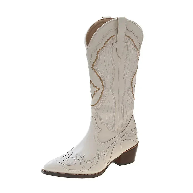 Embroidered Western Boots