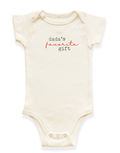 Dada's Favorite Gift Organic Baby Bodysuit