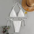 Sexy White Micro Bikini Women Swimsuit Swimwear Triangle Biquini Thong Bikinis Set White Swimming Female Bathing Suits Beachwear
