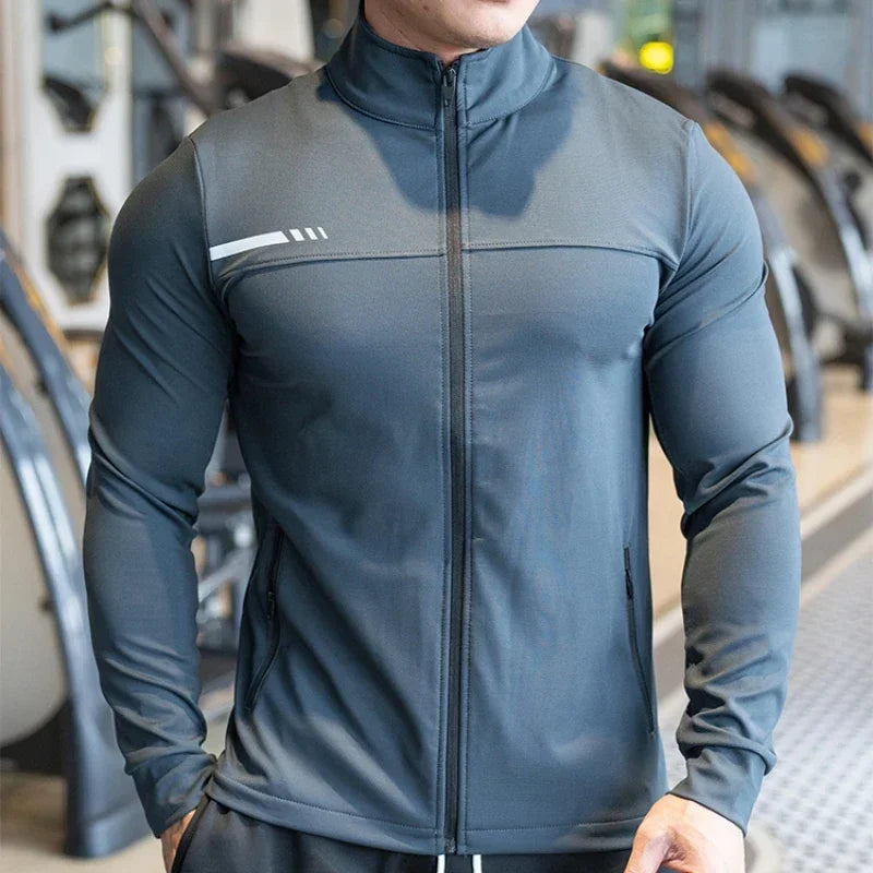Men's Zipped Sport Jacket | Gym, Running & Outdoor Training