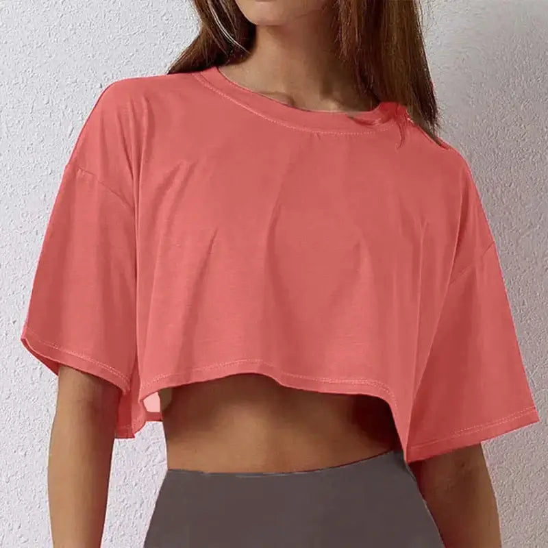 Women’s Loose Workout T-Shirt for Yoga, Running & Gym