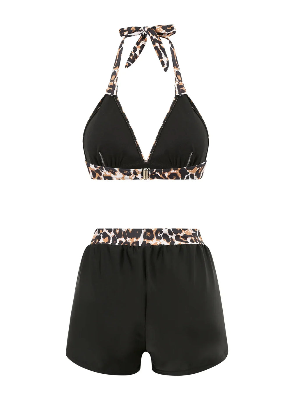 Sexy High Waist Bikini Shorts 2026 Women Swimsuit Two Piece Swimwear Female Bikinis Set Leopard Bathing Suits Brazilian Biquini