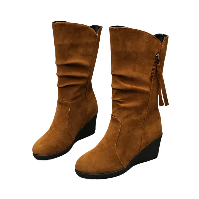 Vintage Suede Ankle Boots