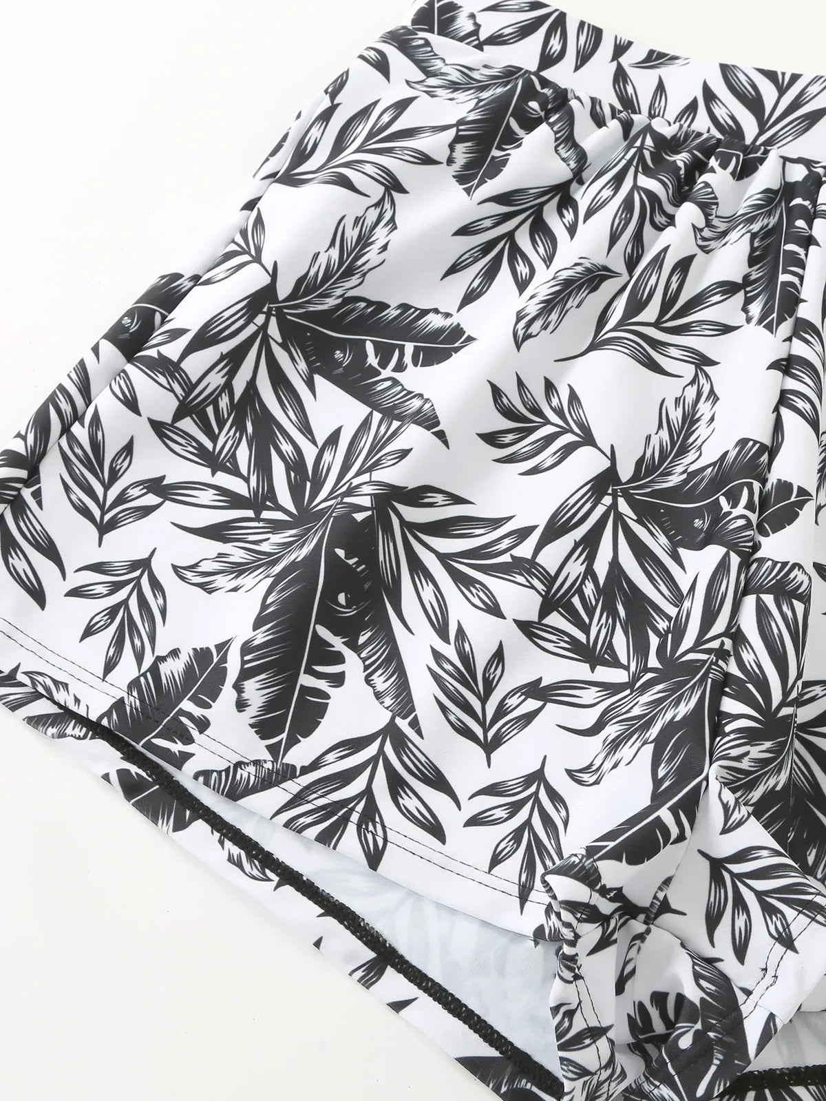 Women's Bathing Suit Two Pieces Tankini Set Summer Sexy Beach Wear High Waisted Print Shorts Swimwear Raceback Women Swimsuit